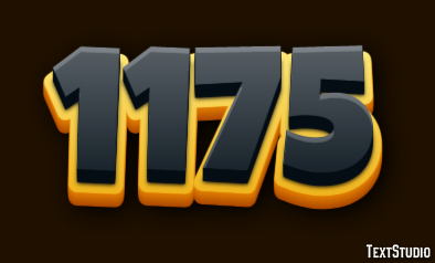 1175 Text effect