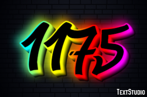 1175 Text effect