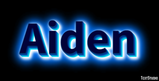 Aiden Texteffekt