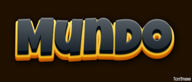 Mundo Efeito de texto