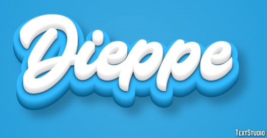 Dieppe Efekt tekstowy