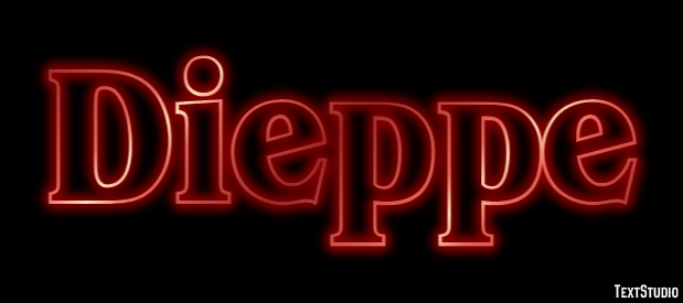 Dieppe Efekt tekstowy