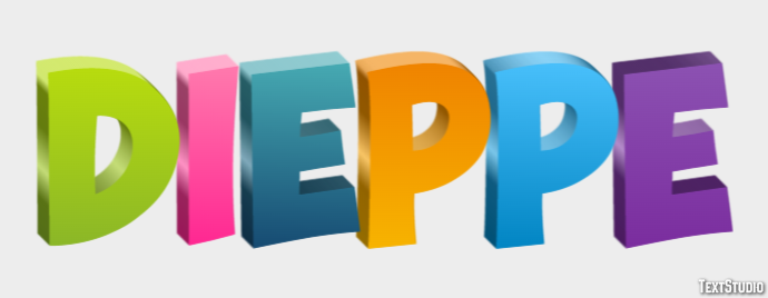 Dieppe Efekt tekstowy