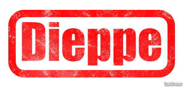 Dieppe Efekt tekstowy