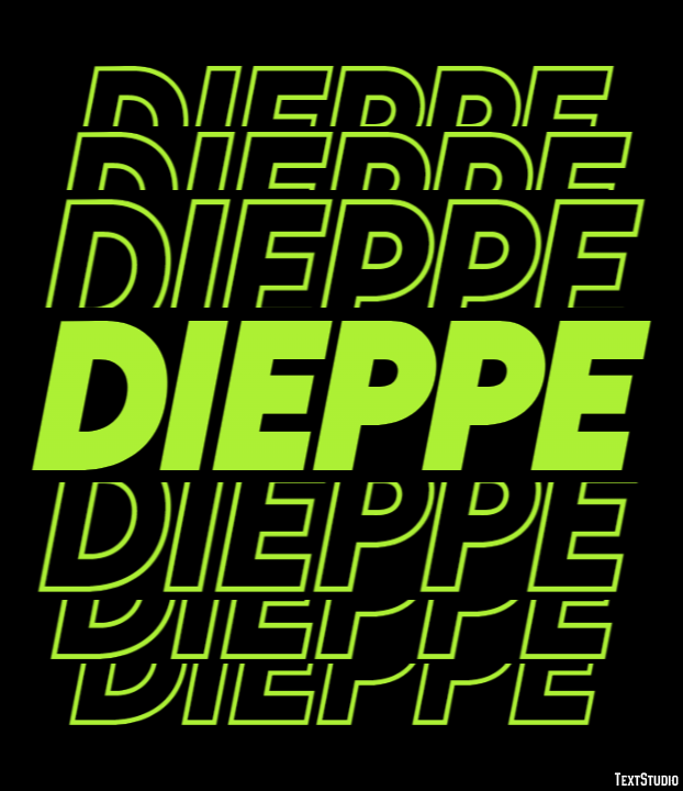 Dieppe Efekt tekstowy