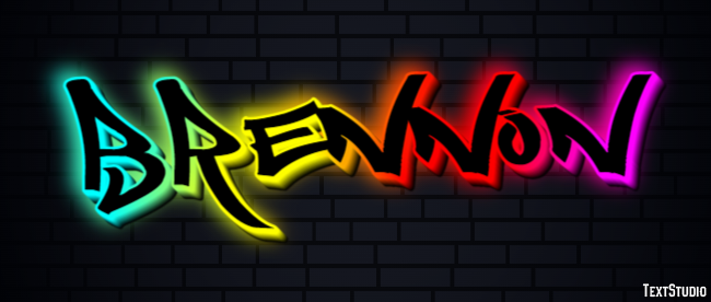 Brennon Text effect