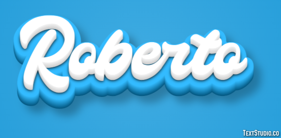 Roberto Tekst Effect