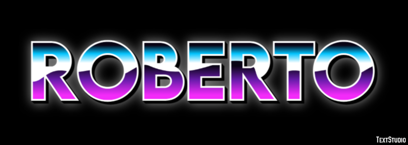 Roberto Эффект текста