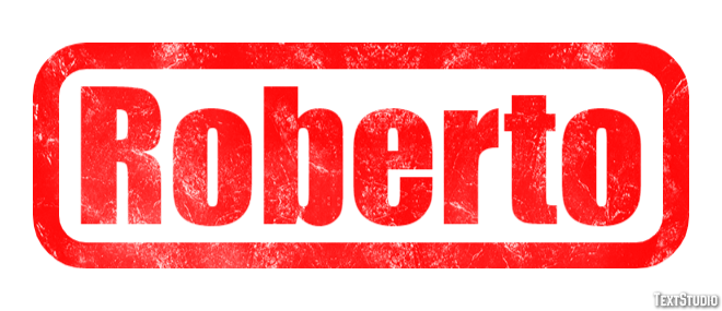 Roberto Text Effect