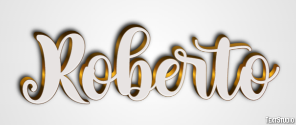 Roberto Эффект текста