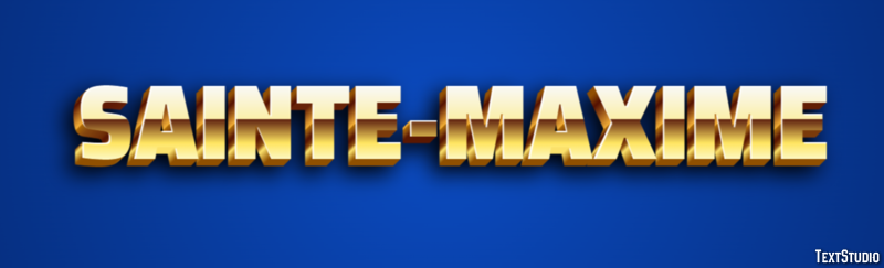 Sainte-Maxime Efekt tekstowy