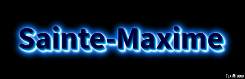 Sainte-Maxime Efekt tekstowy