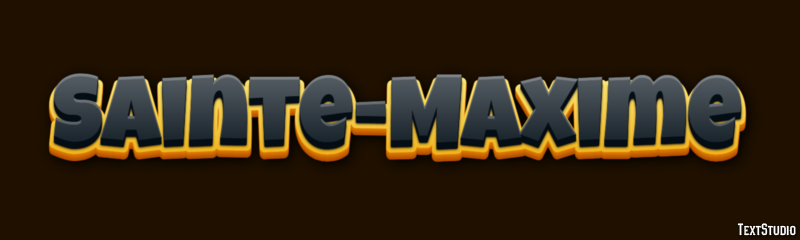 Sainte-Maxime Efecto de Texto
