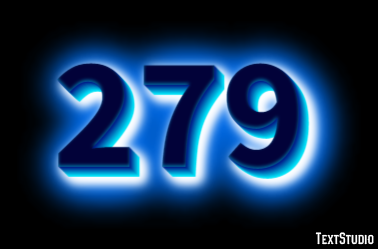 279 Efecto de Texto