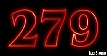 279 Efecto de Texto