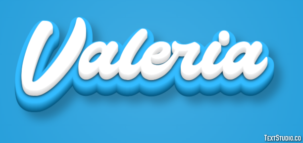 Valeria Text effect