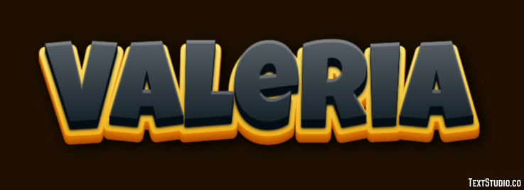 Valeria Text effect