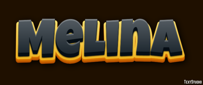 Melina Efecto de Texto