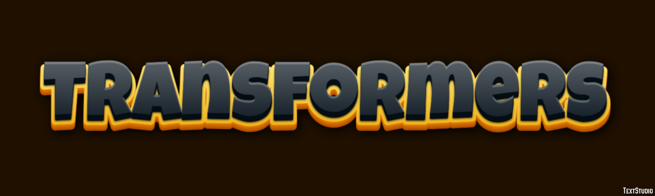 Transformers Text Effect