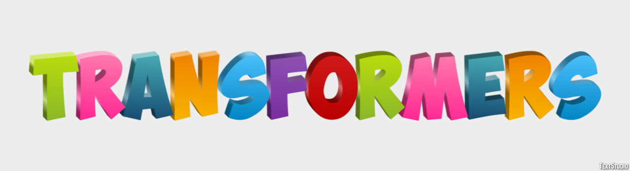 Transformers Text Effect