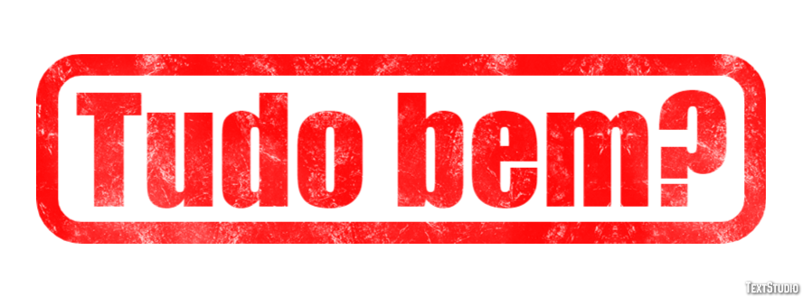 Tudo bem? Effetto testo