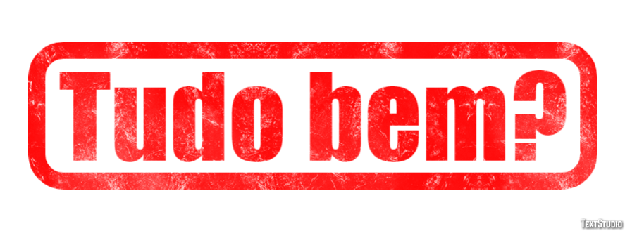 Tudo bem? Effetto testo