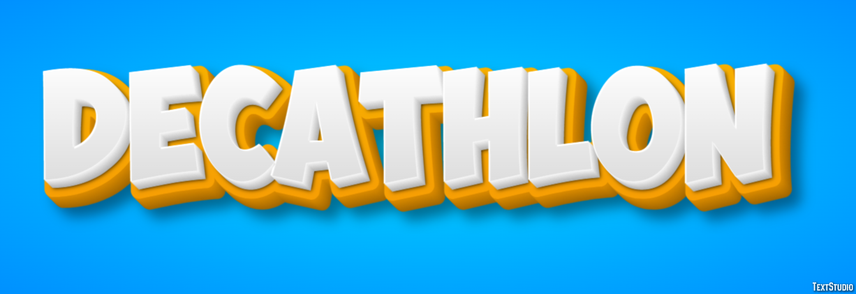 Decathlon Tekst Effect