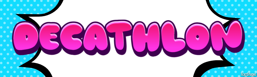 Decathlon Text effect