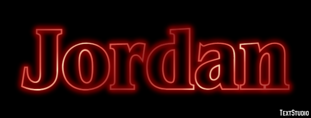 Jordan Texteffekt