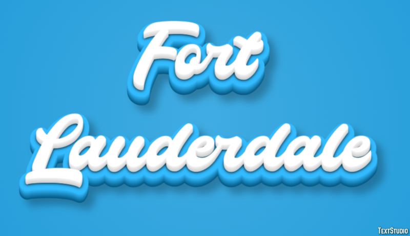 Fort Lauderdale Metin efekti
