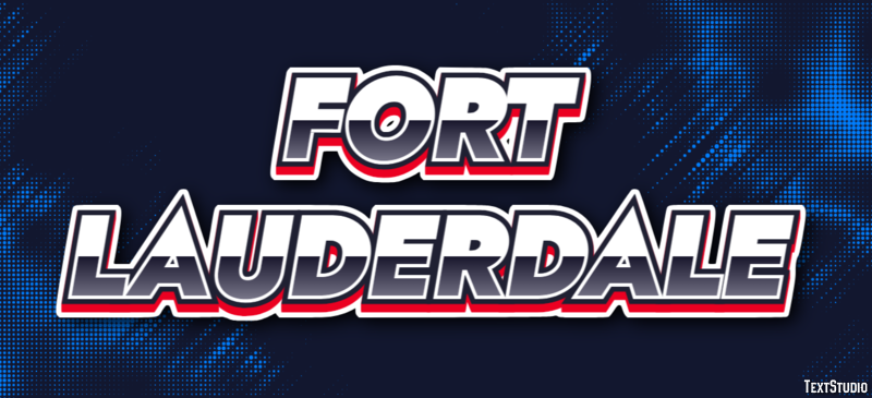 Fort Lauderdale Metin efekti