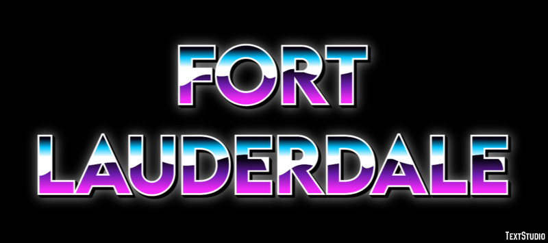 Fort Lauderdale Metin efekti