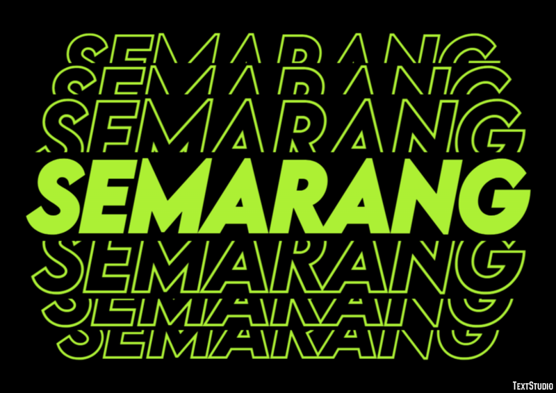 Semarang Efekt tekstowy