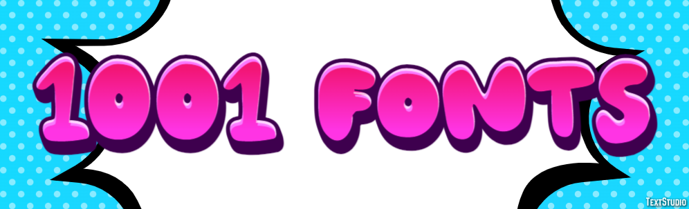 1001 Fonts Text Effect