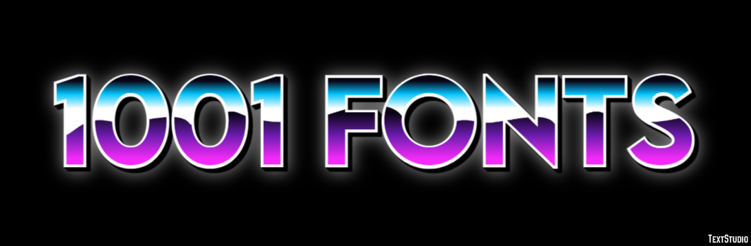 1001 Fonts Text Effect