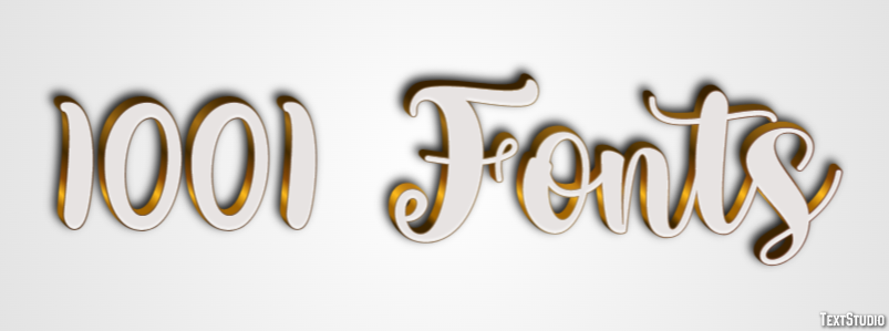 1001 Fonts Text Effect