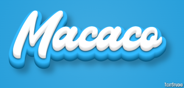 Macaco Tekst Effect