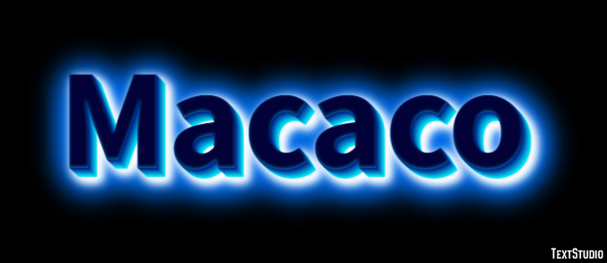 Macaco Efeito de texto