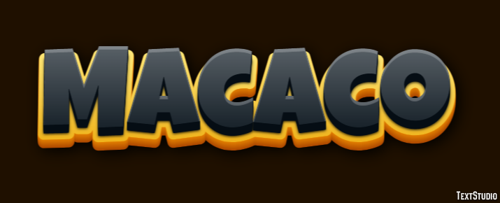 Macaco Tekst Effect