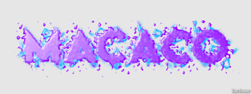 Macaco Tekst Effect