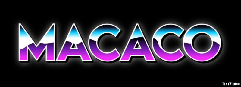 Macaco Tekst Effect