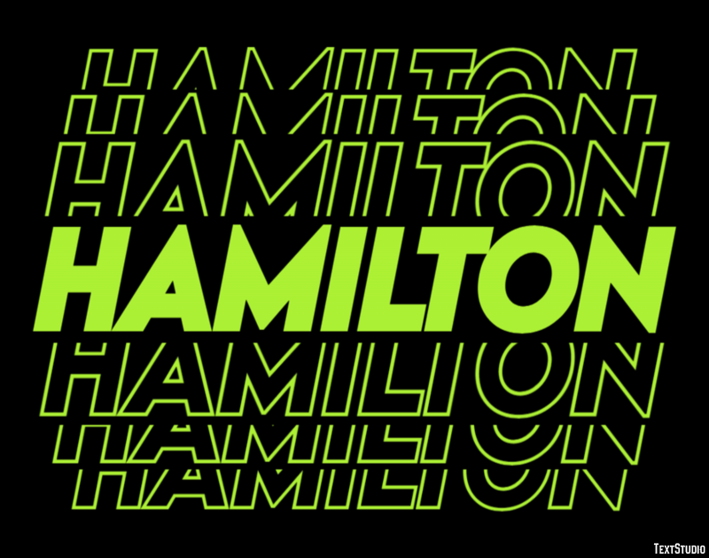 Hamilton Efekt tekstowy