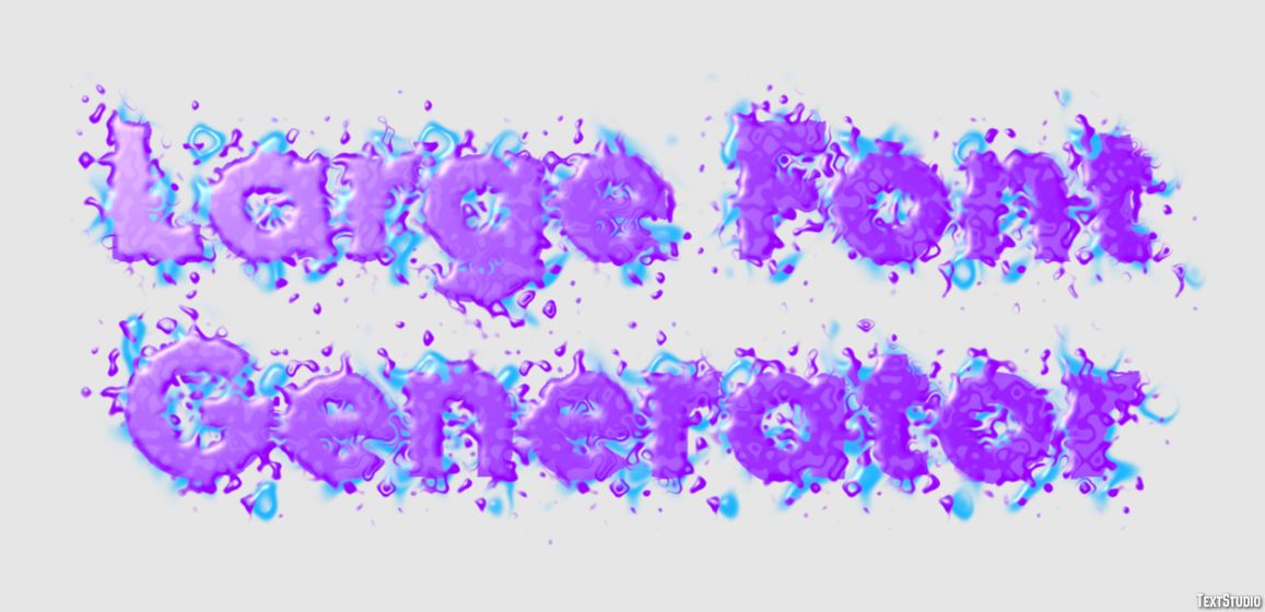 Large Font Generator Text Effect