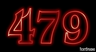479 Text effect