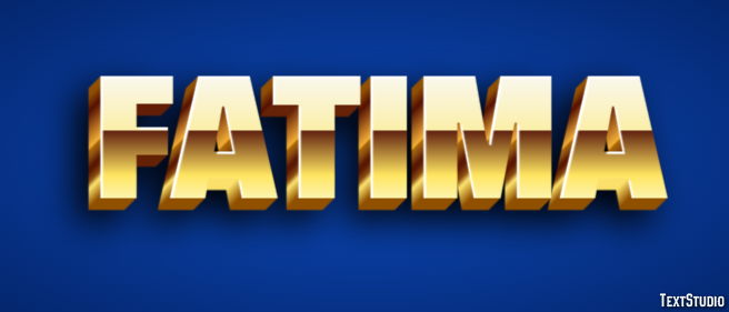 Fatima Text effect