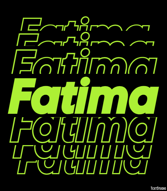 Fatima Text Effect