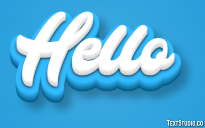 Hello Efecto de Texto