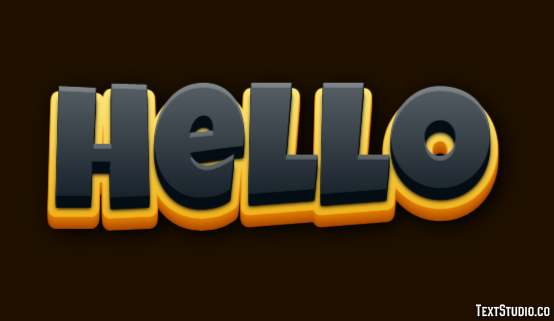 Hello Efecto de Texto
