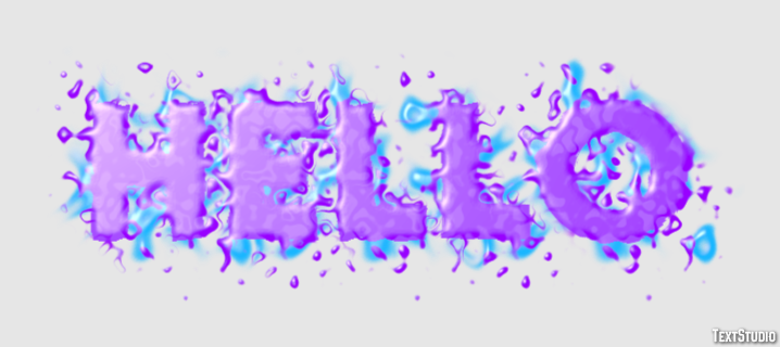 Hello Efecto de Texto