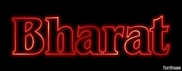 Bharat Text Effect